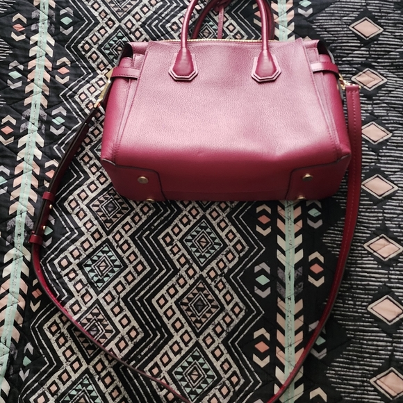 Medium Michael Kors Mercer Satchel (Mulberry) - Picture 6 of 8